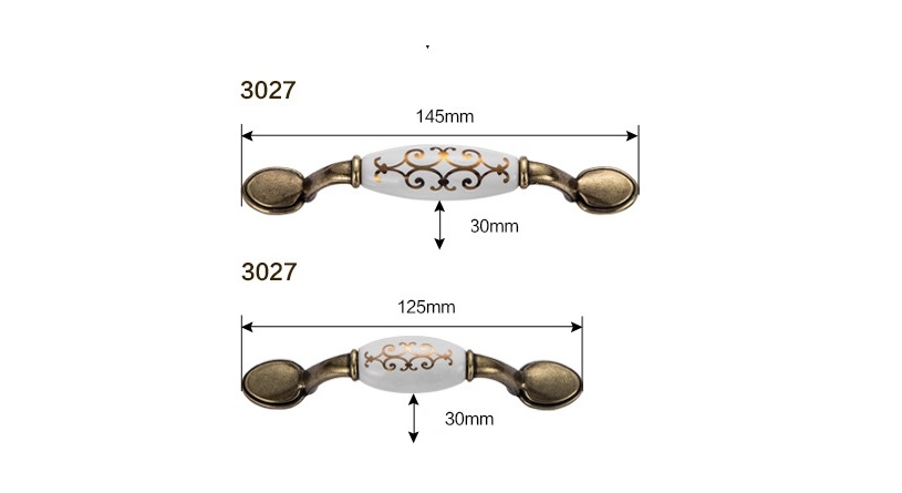Tay nắm tủ gốm sứ cho tủ áo cao cấp YO3027 4
