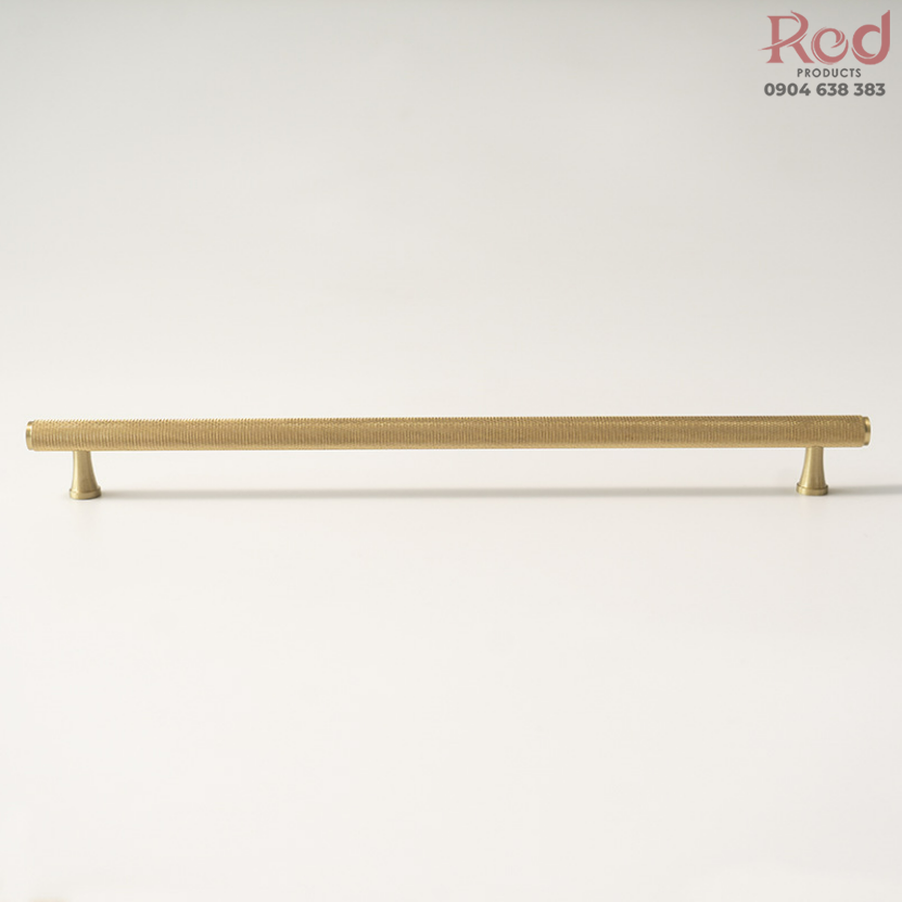 Tay nắm tủ hiện đại đồng brass lưới khía nhập khẩu Italia C1251G