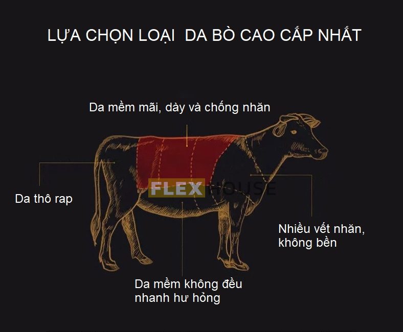 Tay nắm tủ bằng da bò nhập khẩu cao cấp SHH001 9