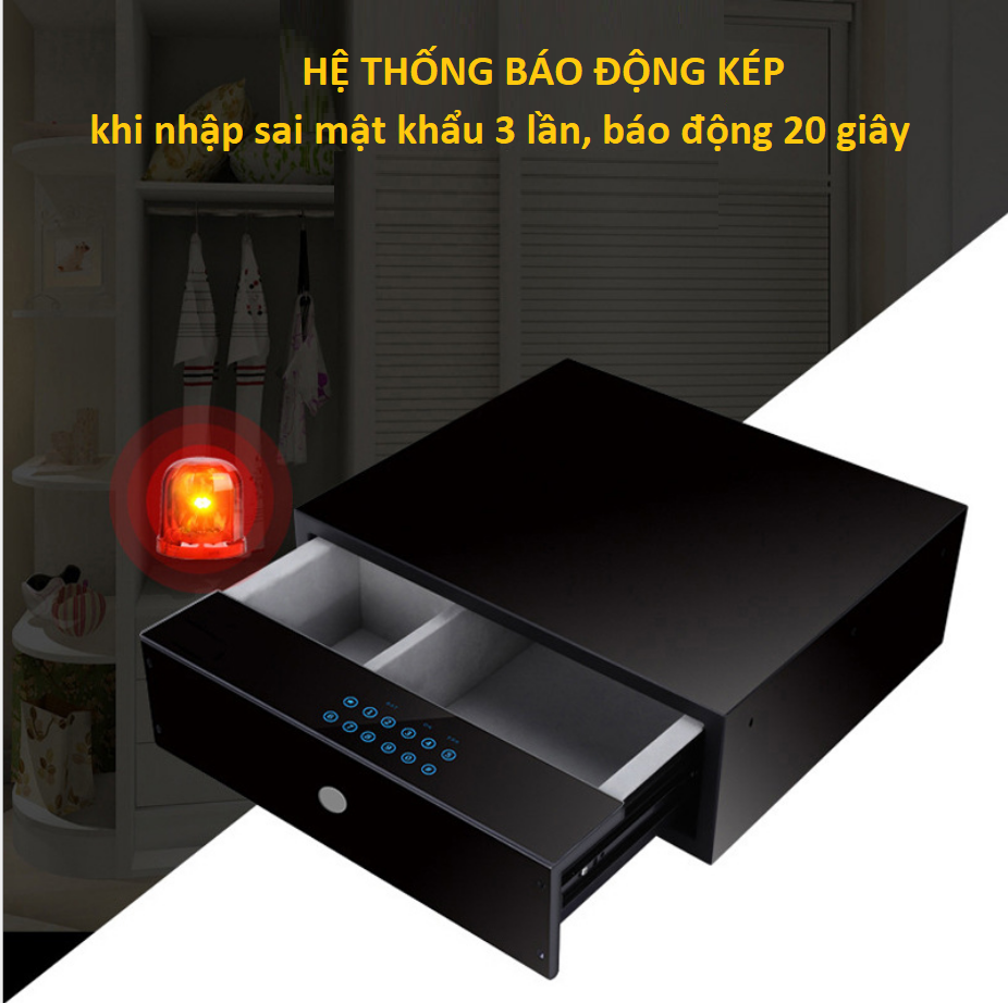 Hộp ngăn kéo khóa mật mã thông minh YLF04 5