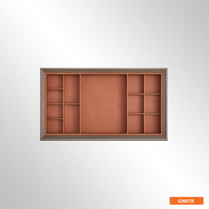 Ngăn kéo đựng đồ có chia ô bọc da cao cấp Garis GW07R 6