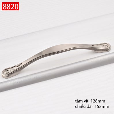 Tay nắm tủ hiện đại hình hoa bằng inox 8820 13