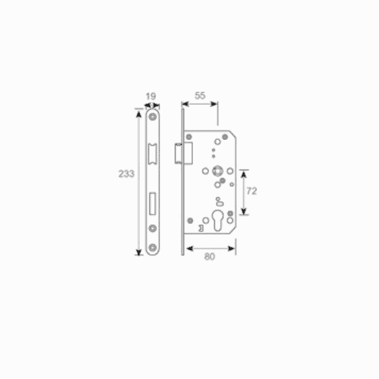 Tay nắm gạt Inox 304 đặc ruột DL-330