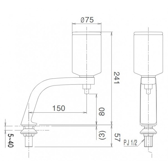 Hộp xà phòng nước gắn bàn tiện lợi Inax KF-24FL