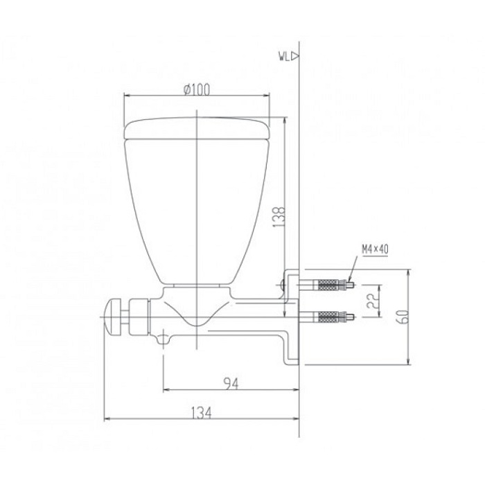 Hộp xà phòng nước gắn tường tiện lợi Inax KFV-24(AY)