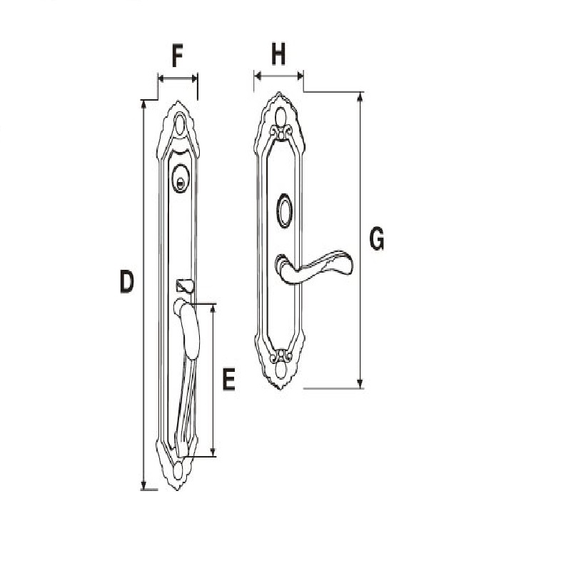 Khóa đại sảnh Yale M8773 J1 US5a