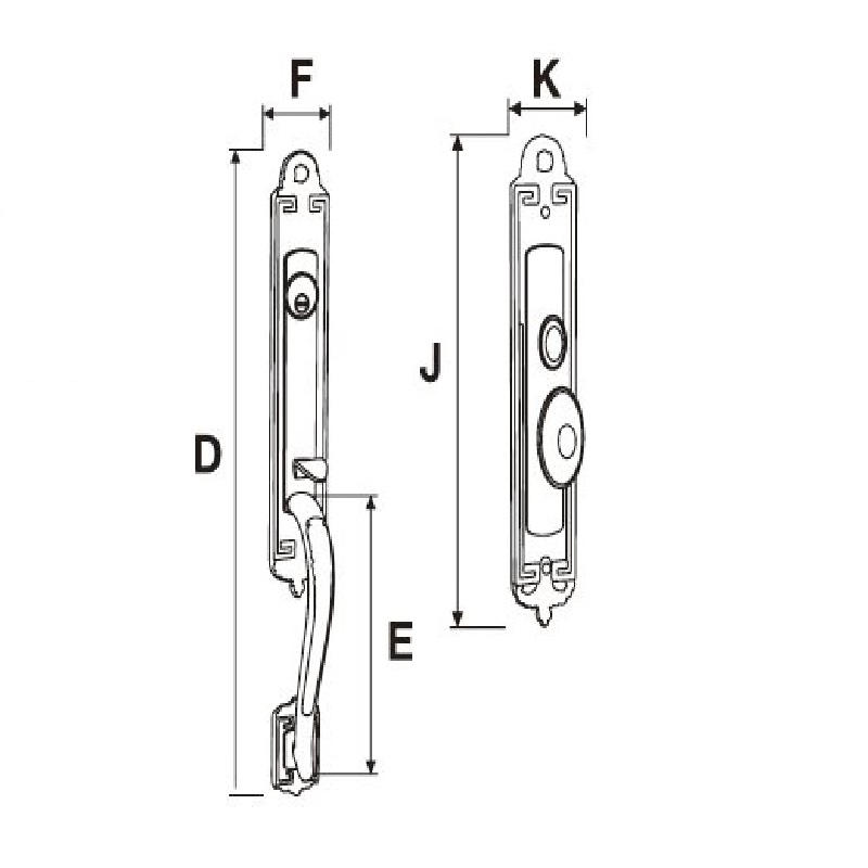 Khóa đại sảnh Yale M8773 H2 US5a