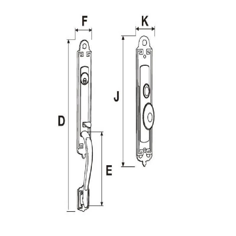 Khóa đại sảnh Yale M8773 H2 US3a