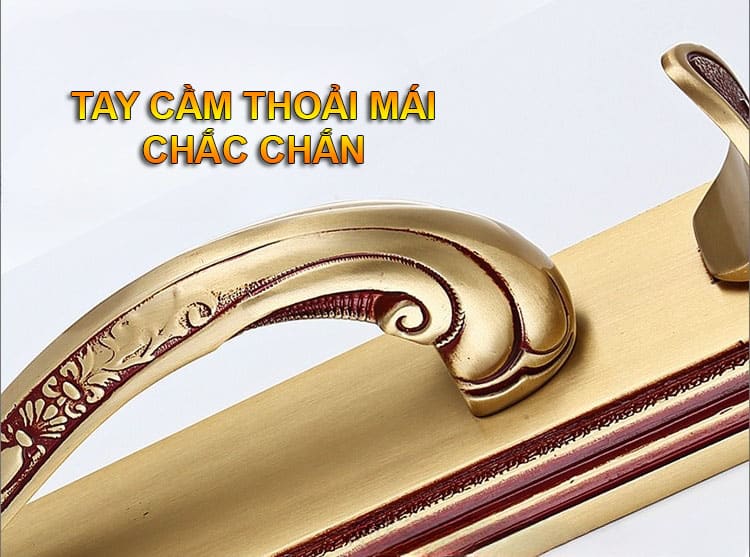 Khóa cửa chính cho biệt thự bằng đồng T87-XXL8082 13