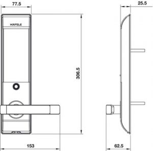 Khóa thẻ từ HAFELE EL7500TC 4