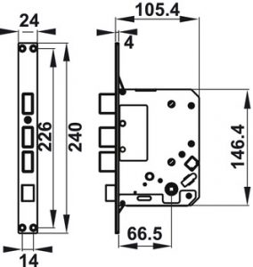 Khóa thẻ từ HAFELE EL7500TC 5