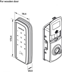 Khóa Bluetooth HAFELE ER5900TCB 4