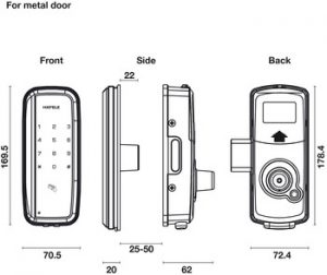 Khóa Bluetooth HAFELE ER5900TCB 5