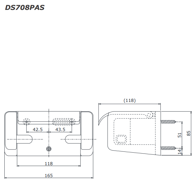 Móc treo giấy vệ sinh cao cấp TOTO DS708PAS 2