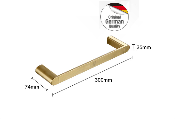 Thanh treo khăn đơn phòng tắm German Durad DL1012J 4