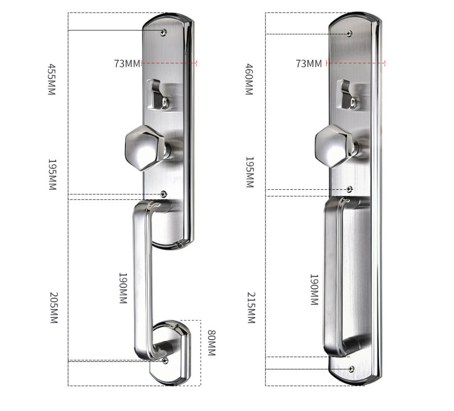 Khóa cửa đại sảnh Inox 304 biệt thự FG87-2202 11