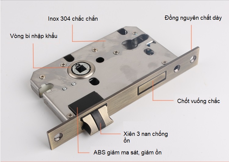 Khóa cửa phòng ngủ ngủ hiện đại cao cấp YBLI5511 15