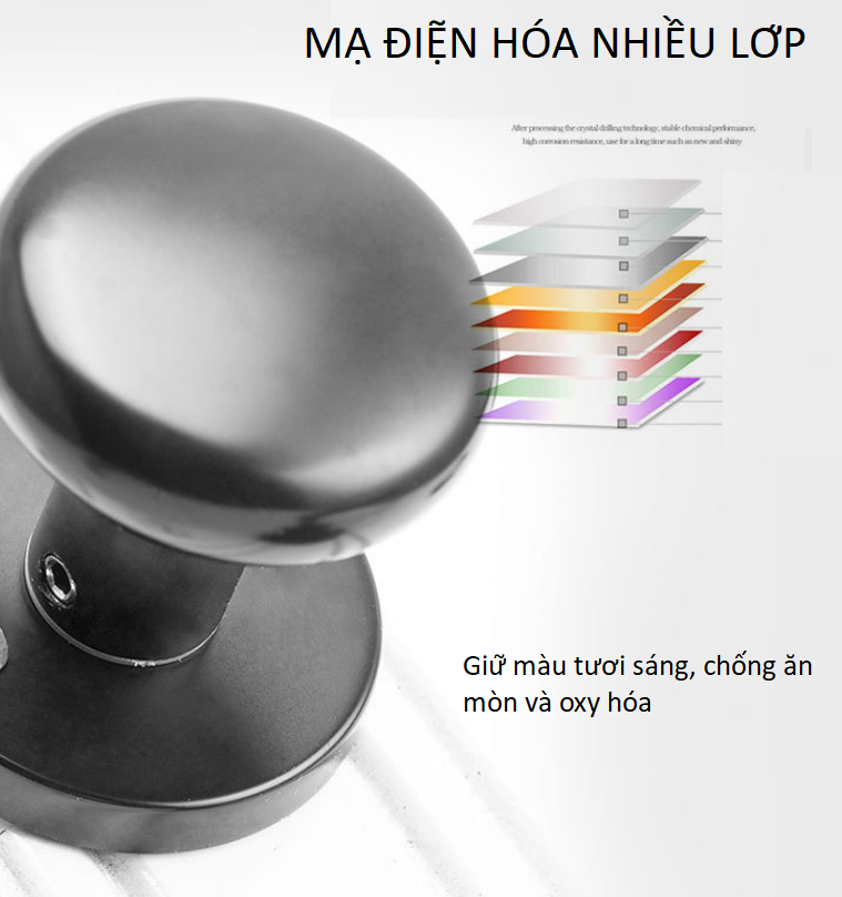 Chốt khóa cửa thông phòng không chìa A01-226C 10