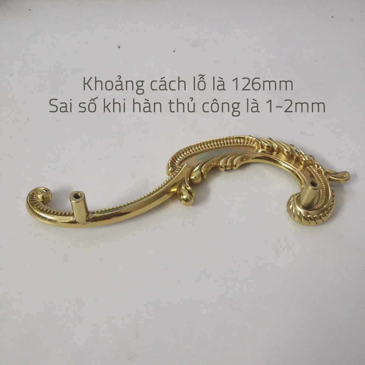 Tay nắm tủ đồng thau cá ngựa cách điệu SBD5312 17