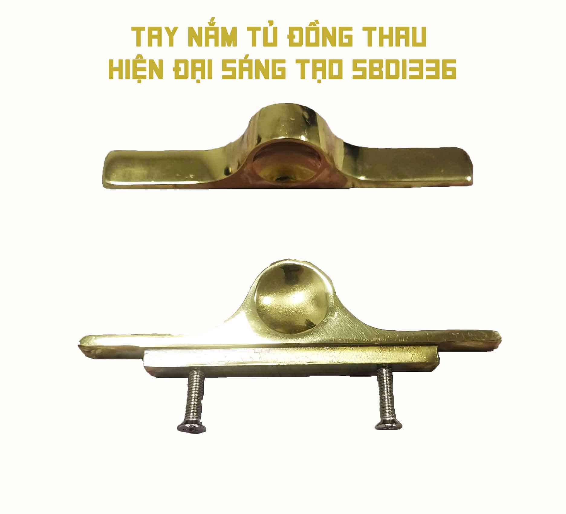 Tay nắm tủ đồng thau hiện đại sáng tạo SBD1336 8