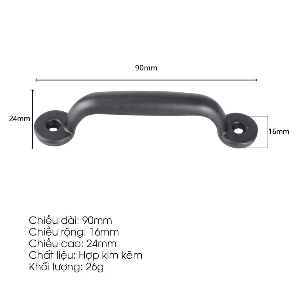 Tay nắm tủ gỗ ngăn kéo hợp kim kẽm cổ điển JM452 11