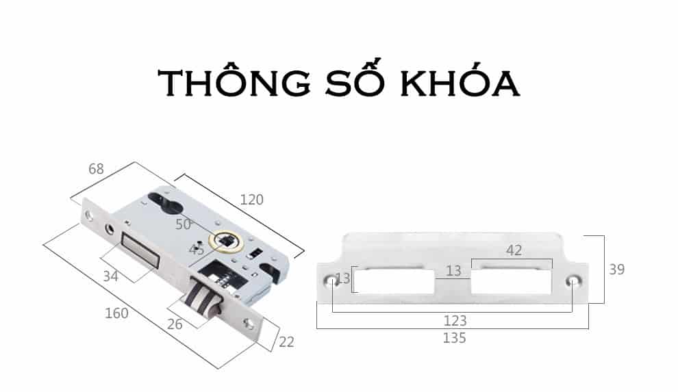 Khóa cửa phòng hợp kim kẽm cổ điển ZZT61925 28