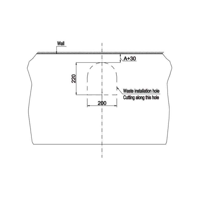 Chậu sứ đặt bàn hiện đại Sapporo 420 Hafele 588.79.031 7