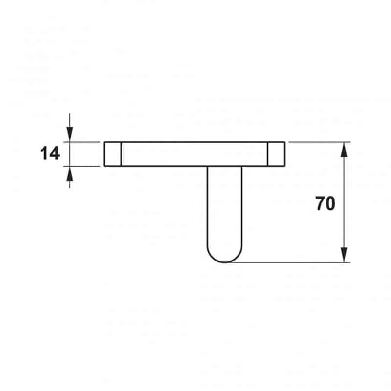 Giá treo giấy vệ sinh mặt kiếng trắng Hafele 495.80.231 7