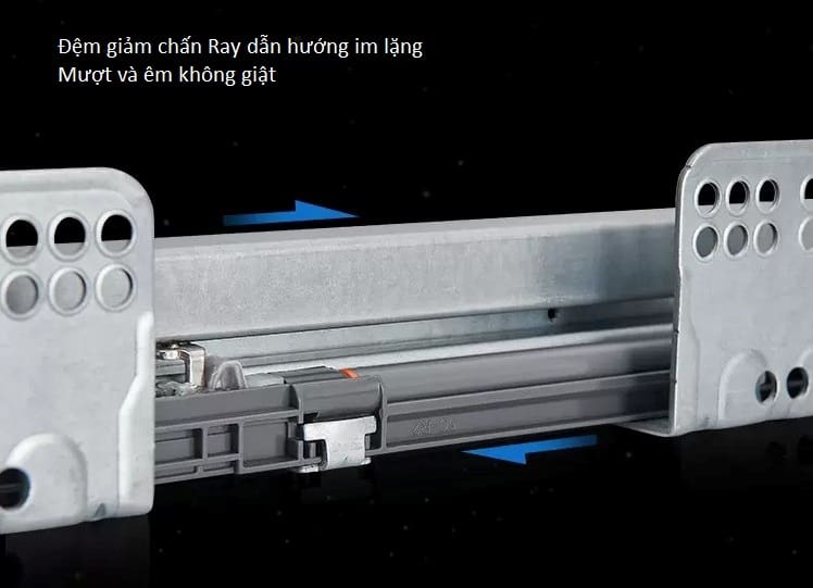 Giá treo quần ống lồng giảm chấn màu xanh RB1556B 5