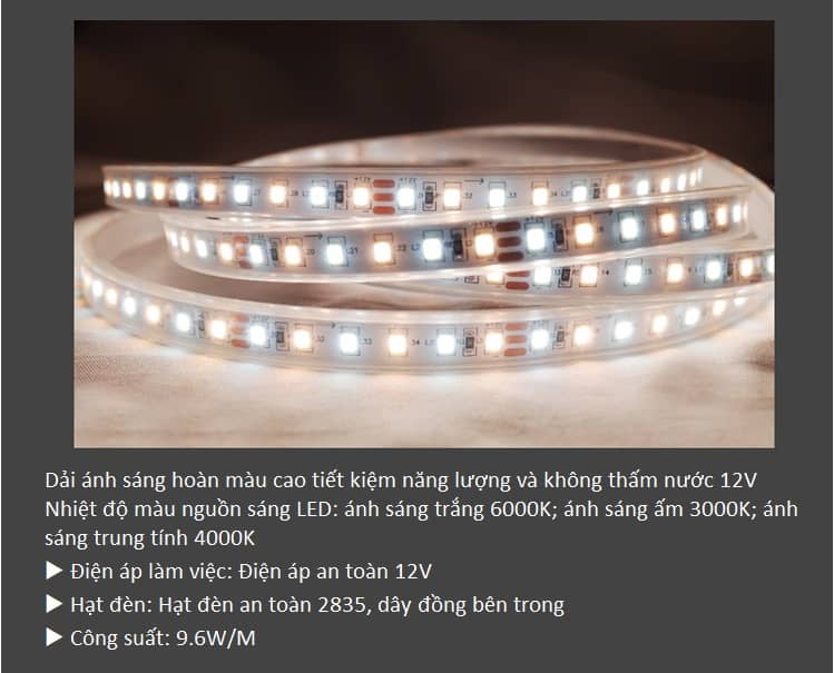 Gương đèn led treo tường khung hợp kim nhôm HSI8940 8