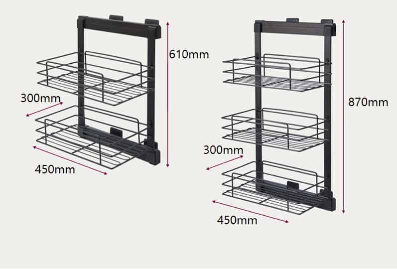 Kệ xếp quần áo nhiều tầng hợp kim nhôm HL5065 7