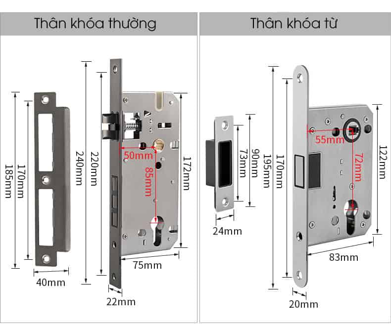 Khóa cửa tay gạt đồng hiện đại màu xám BR38 8