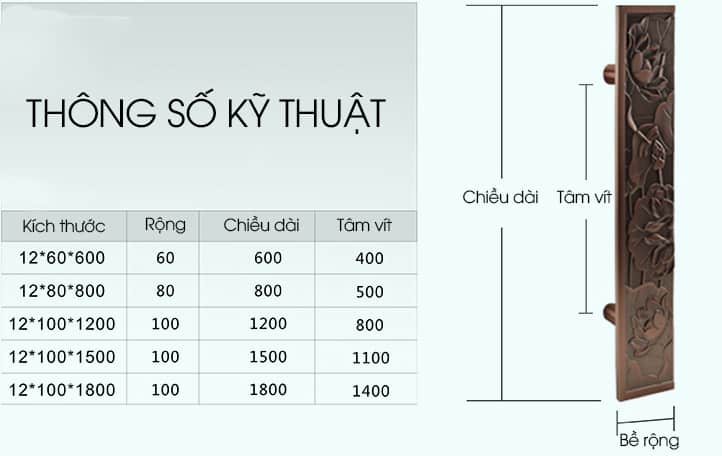 Tay nắm cửa nhà hàng khách sạn kiểu Châu Âu DOR3440 10